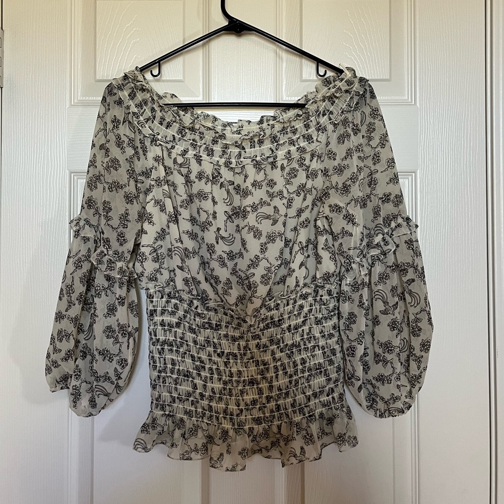 Max Studio Blouse Off the Shoulder